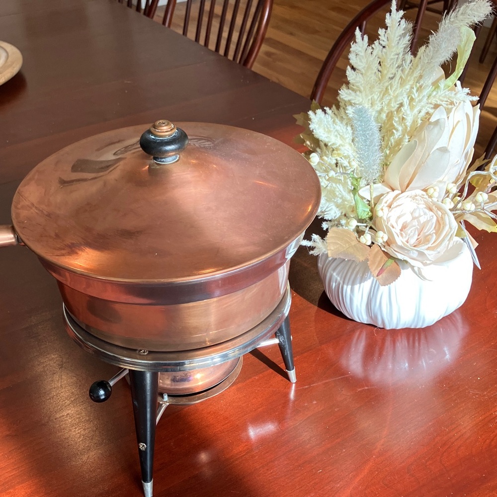 Vintage Copper Chafing Dish FUN!
